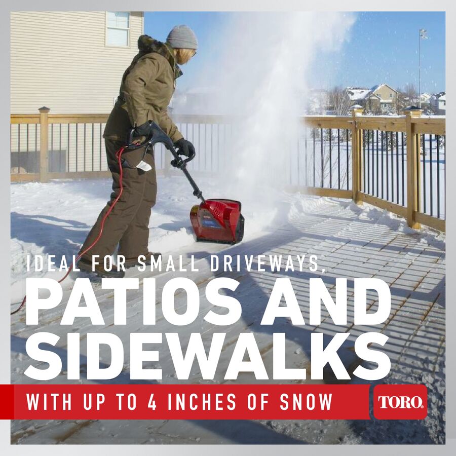 Toro 38361 12" Power Shovel 7.5 Amp Electric Snow Shovel