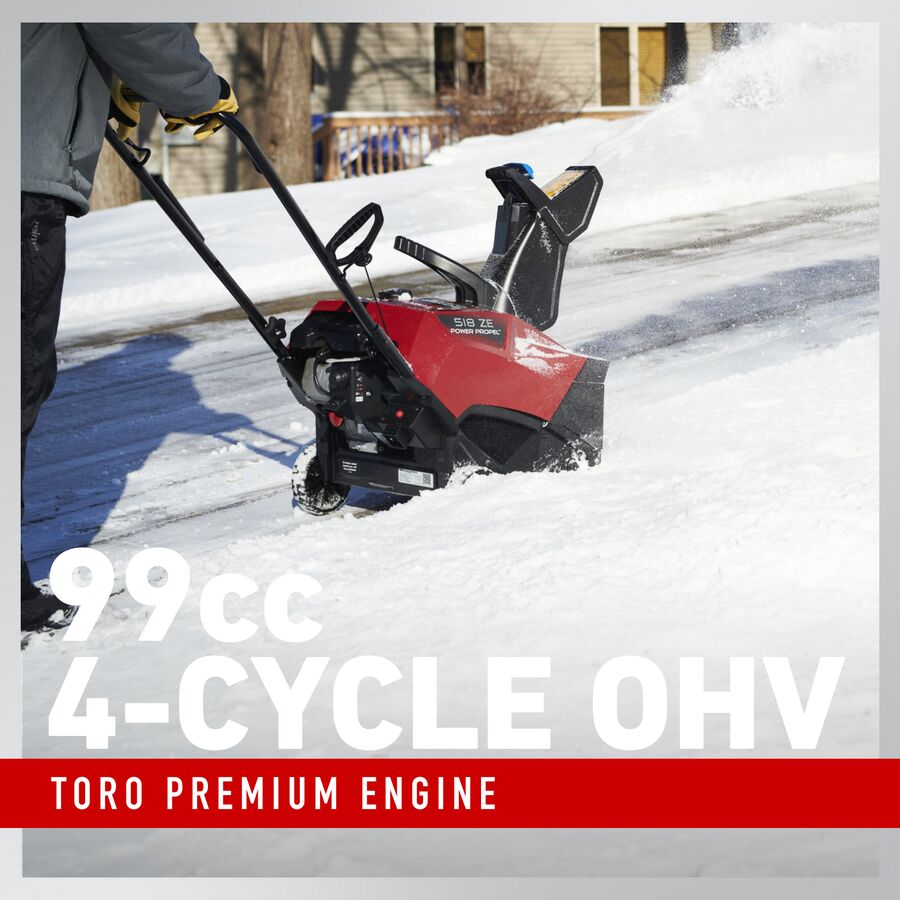 Toro 38474  18" Power Clear® 518 ZR Gas Snow Blower