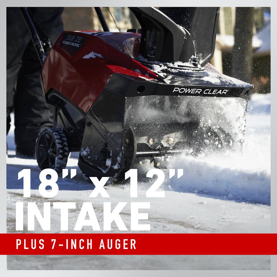 Toro 38475 18" Power Clear® 518 ZE ES Gas Snowblowe