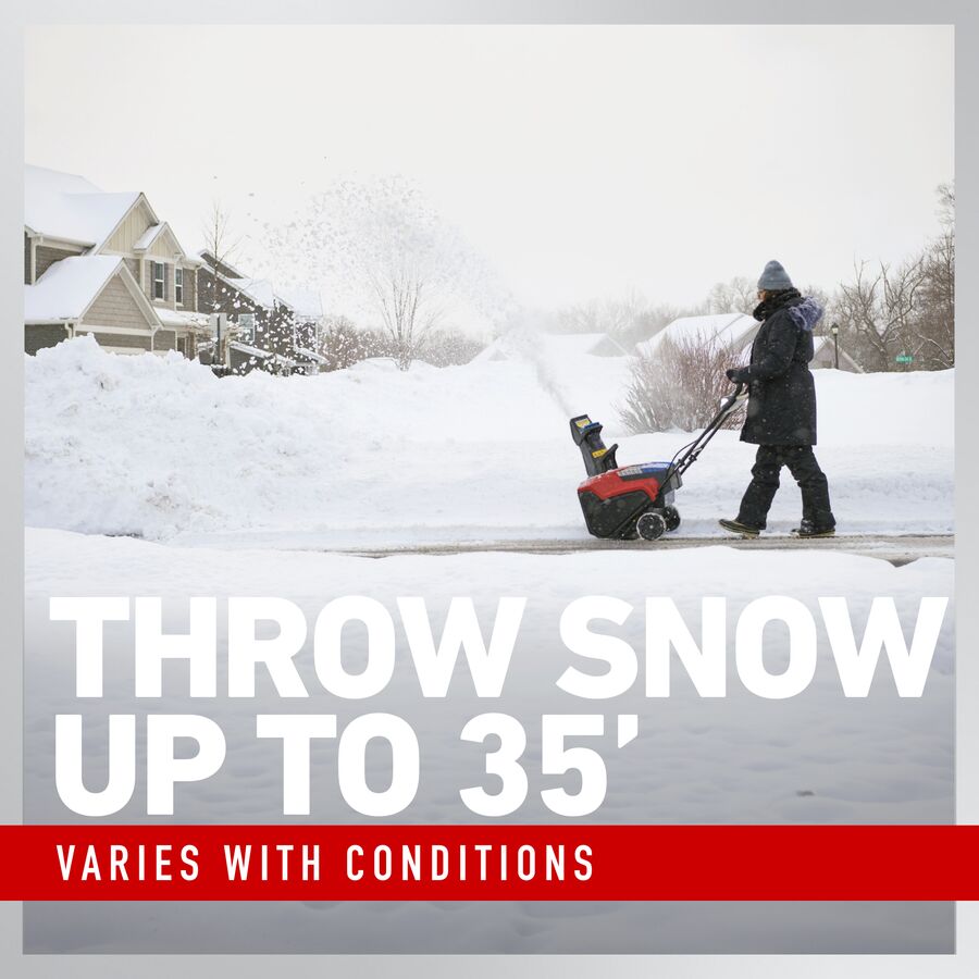 Toro 39921 21" 60V MAX Power Clear® Self-Propel Single-Stage Snow Blower with 10Ah Battery and Charger