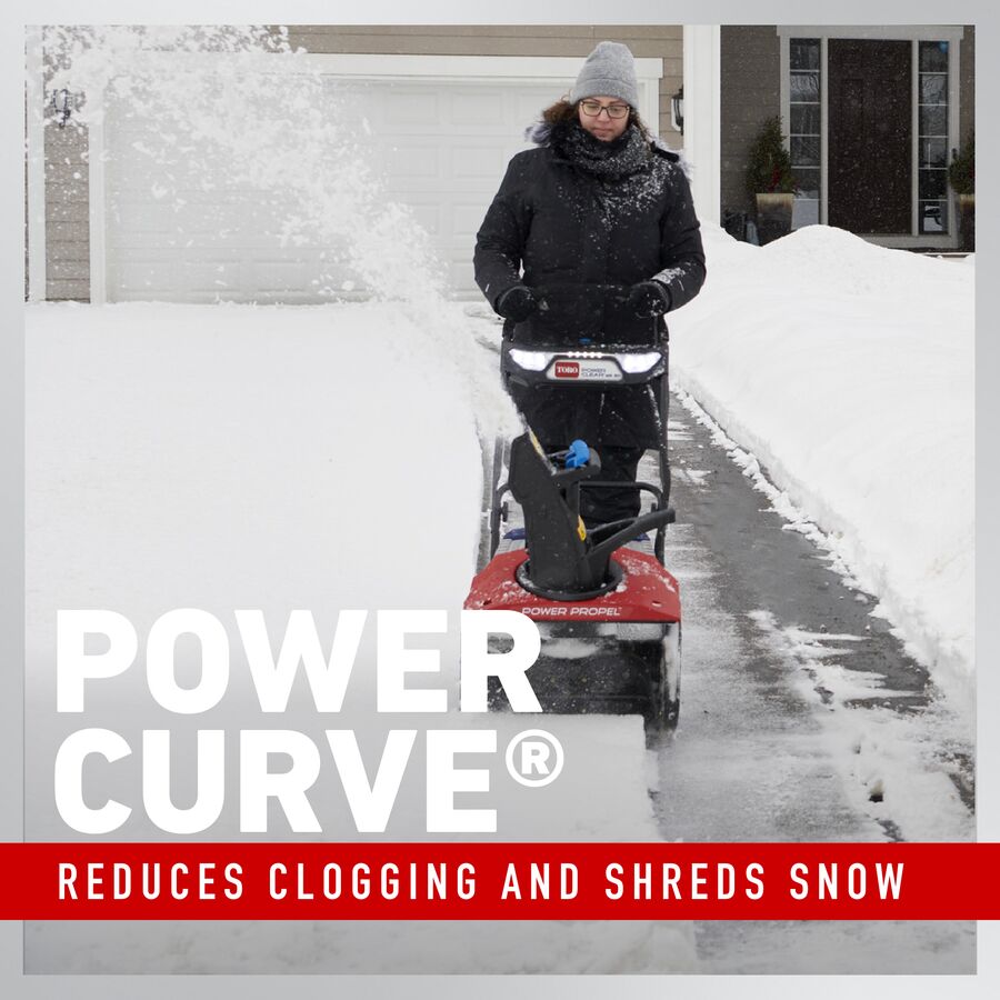 Toro 39921 21" 60V MAX Power Clear® Self-Propel Single-Stage Snow Blower with 10Ah Battery and Charger