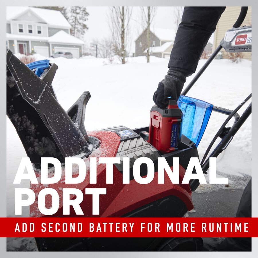 Toro 39921 21" 60V MAX Power Clear® Self-Propel Single-Stage Snow Blower with 10Ah Battery and Charger