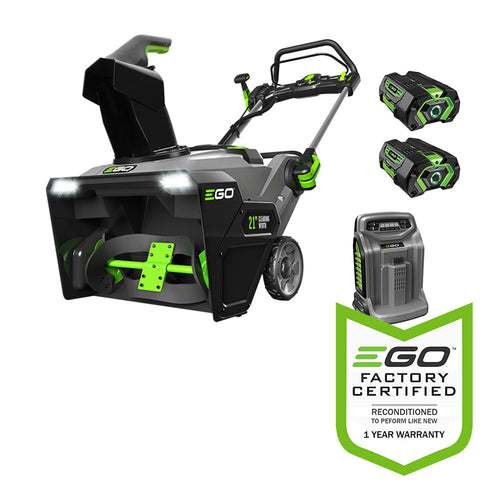 EGO Power+ SNT2102-FC 21" 56-Volt Cordless Snow Blower with Peak Power (2) 5.0Ah Batteries and Charger Included - Reconditioned