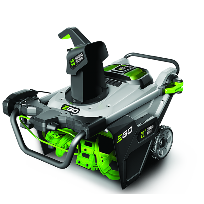 EGO Power+ SNT2114 21" 56-Volt Cordless  Snow Blower with Steel Auger with (2) 7.5Ah Batteries and Dual Port Charger Included