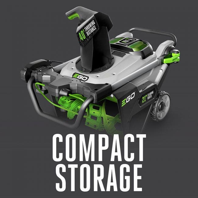 EGO Power+ SNT2114 21" 56-Volt Cordless  Snow Blower with Steel Auger with (2) 7.5Ah Batteries and Dual Port Charger Included