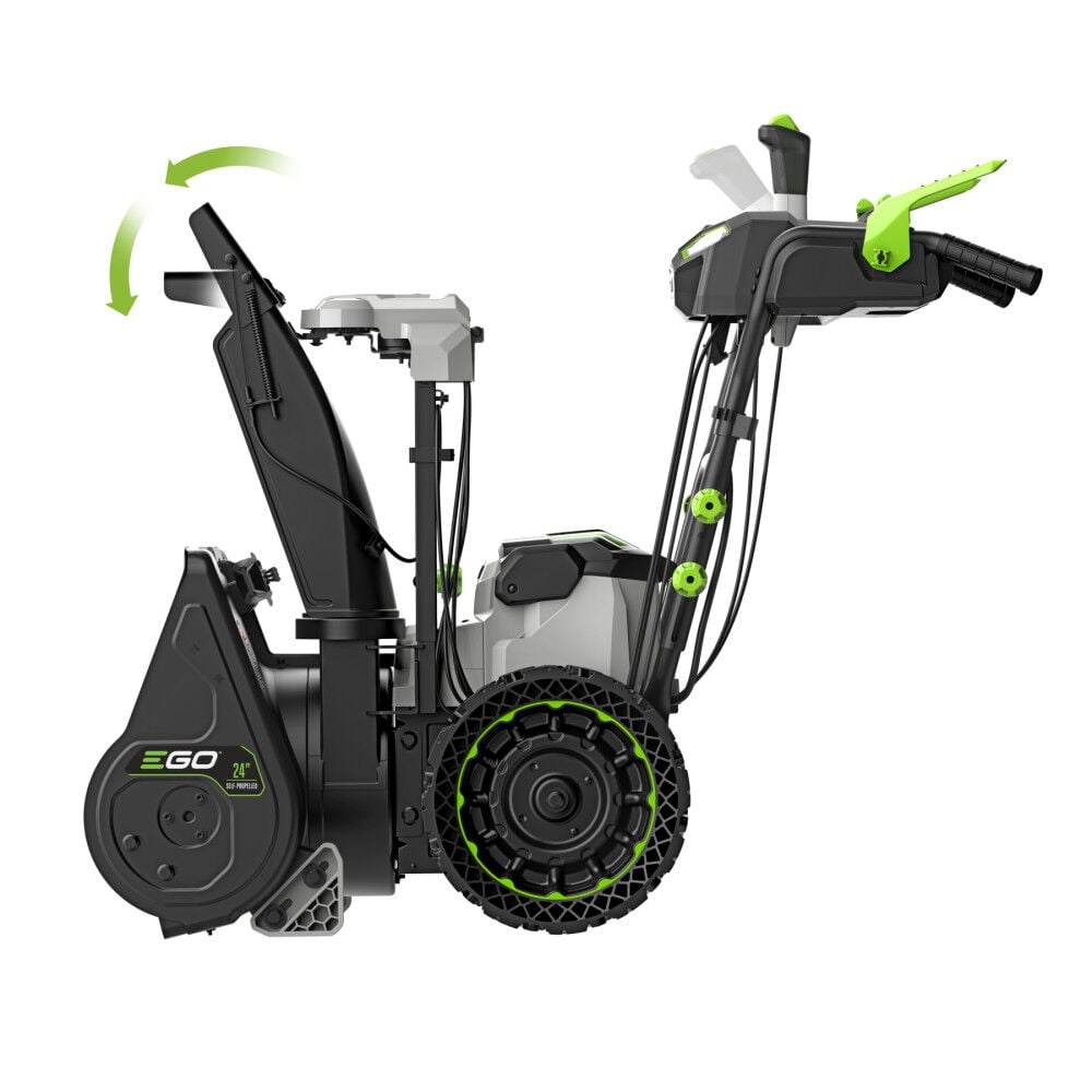 EGO Power+ SNT2425 24" Two-Stage Self-Propelled Snow Blower with (2) 7.5Ah Batteries and Dual-Port Charger