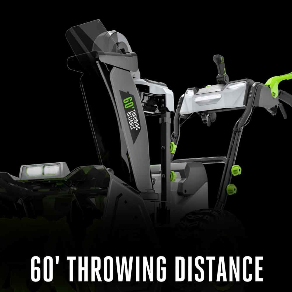 EGO Power+ SNT2807 28 in. Self-Propelled 2-Stage Snow Blower with Peak Power™ and 2 x 12.0 Ah Batteries and Dual Port Charger