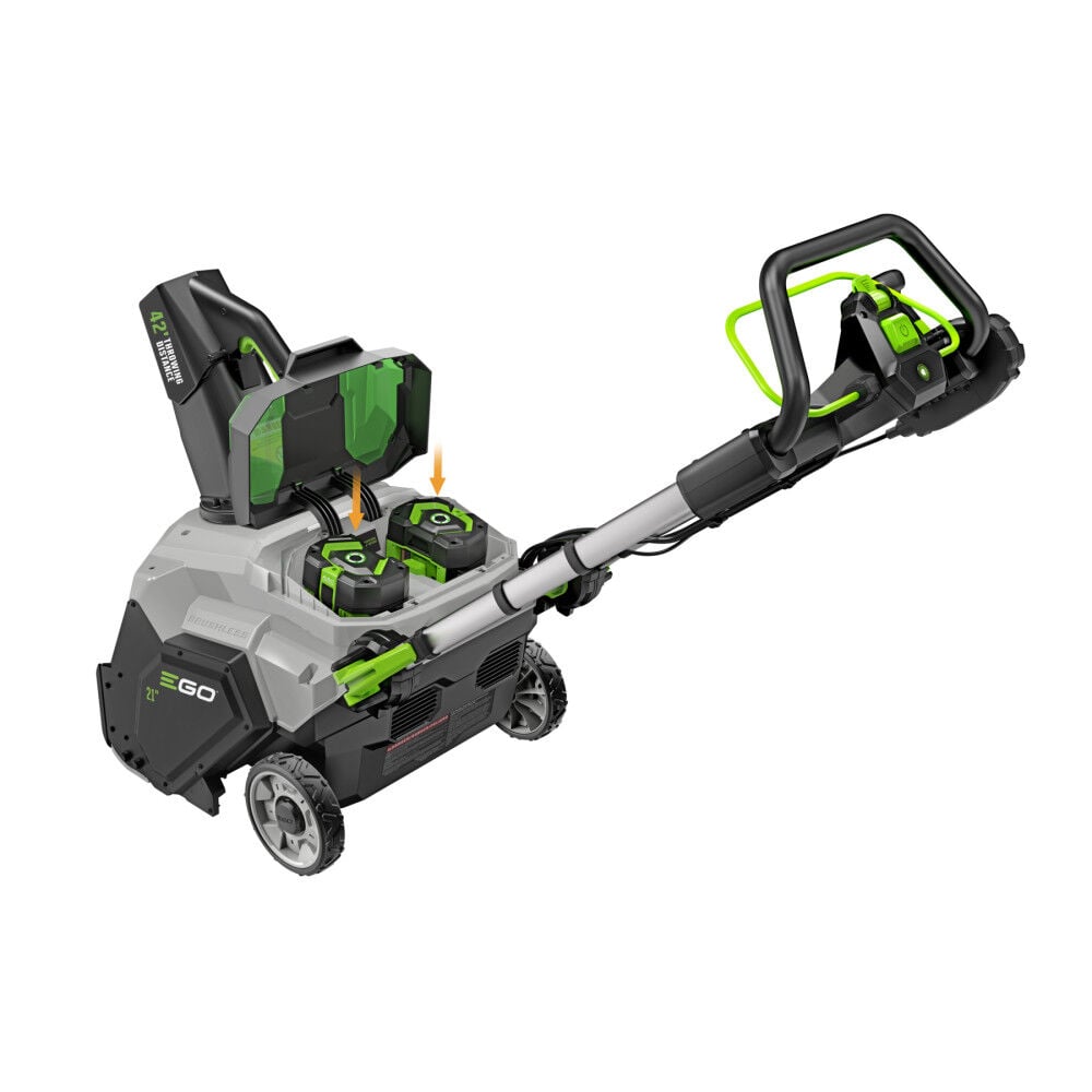 EGO Power+ SNT2124 21" Single-Stage Snow Blower with Peak Power™, (2) 6.0Ah Batteries and 550W Charger