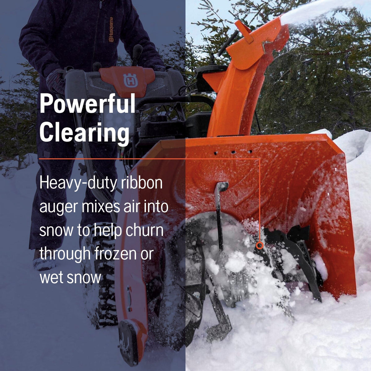Husqvarna 970528602 ST224 24-in 212-cc Two Stage Gas Snow Thrower