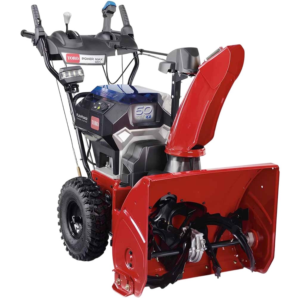 Toro 39925 60V Power Max 24 Inch Clearing Width Cordless Two-Stage Snow Blower With 10Ah Battery