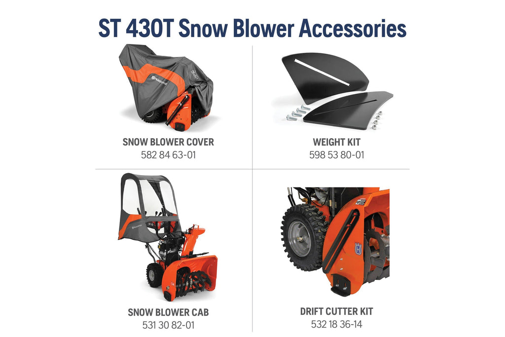Husqvarna 970529701 ST430T 30-in 420cc EFI Two Stage Gas Snow Thrower