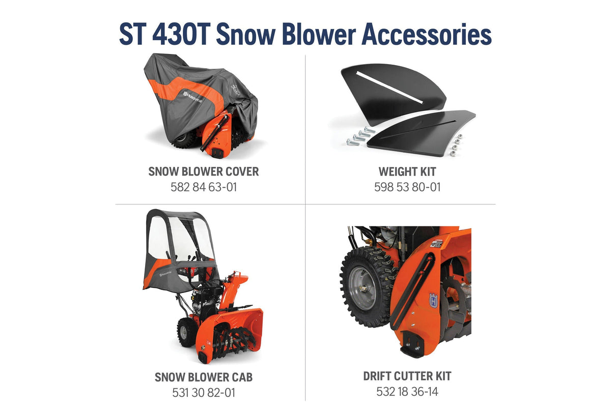 Husqvarna 970529701 ST430T 30-in 420cc EFI Two Stage Gas Snow Thrower